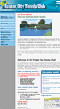 Mobile Screenshot of fostercitytennisclub.org